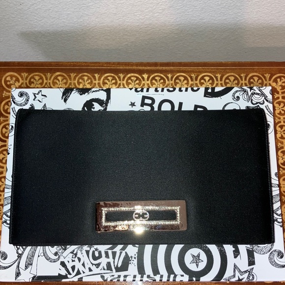 NWT Escada Black Crystal Luxury Clutch - Picture 10 of 11